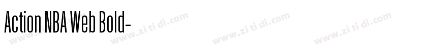 Action NBA Web Bold字体转换
